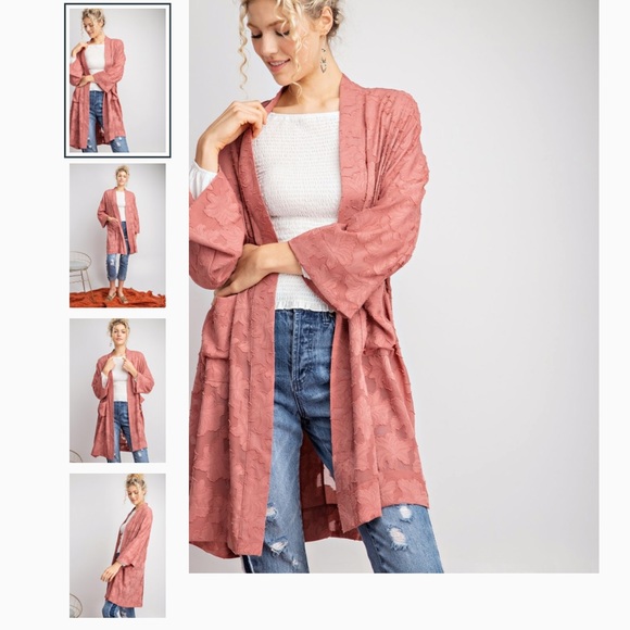 NEW! Lace Lover Kimono - Picture 1 of 5